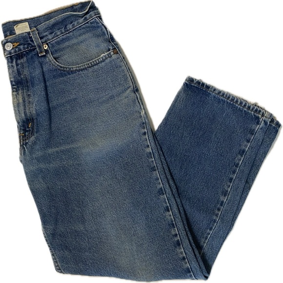 Levi’s 550 Relxed Fit Distressed Denim Jeans 34x30 - Picture 4 of 14